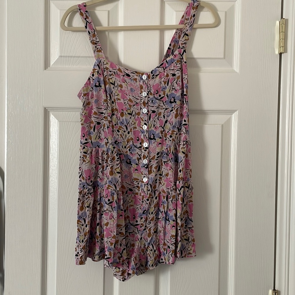 Saltwater Luxe Floral Romper - Picture 2 of 6